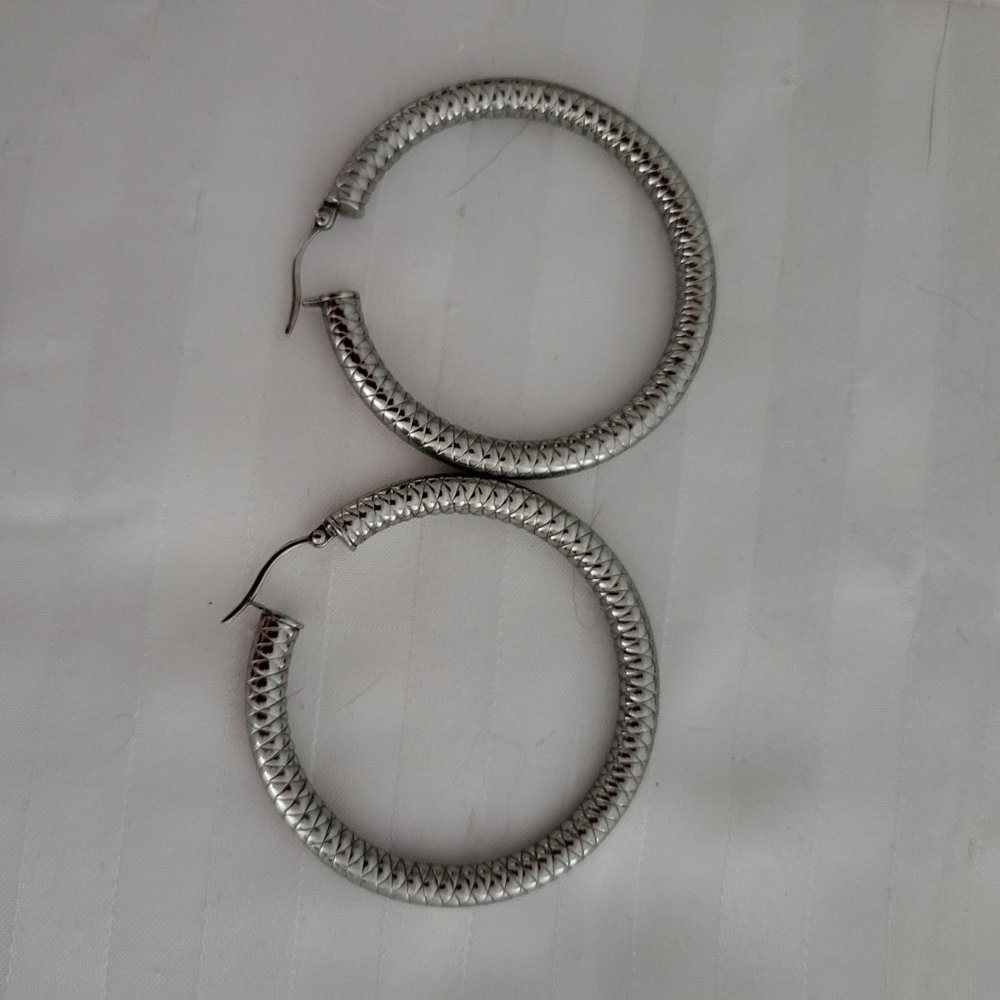 Stainless Large 2" Hoops x 1/8" Diameter SEARCHING